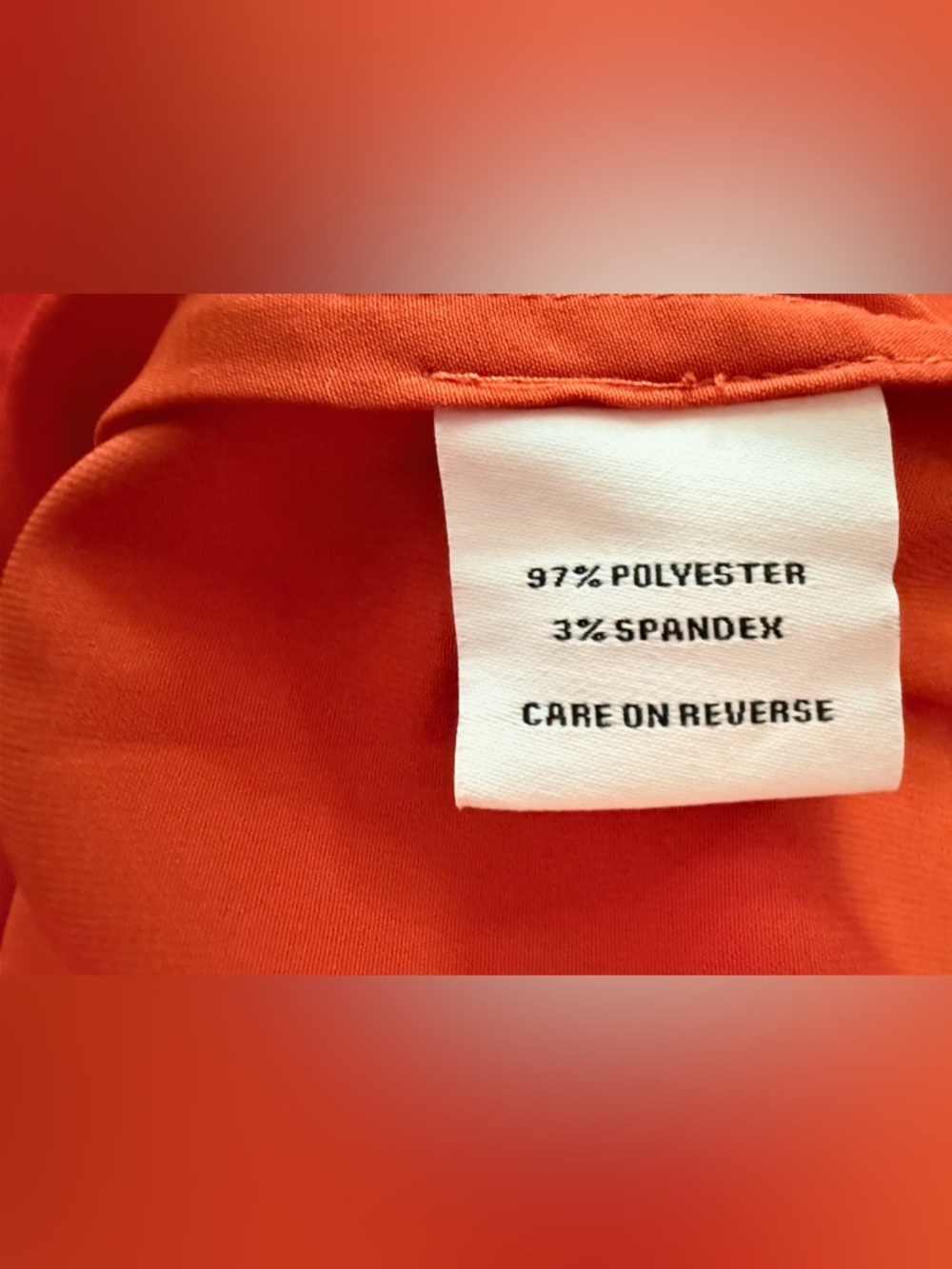 NWOT Calvin Klein Women's Orange Silky Tulip-Sleeve Blouse Medium - Picture 12 of 14
